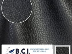 Vvivid Vinyl Others Bycast65 Black Matte Correct-Grain Pattern Faux Leather Marine Vinyl Fabric