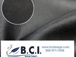 Vvivid Vinyl Architectural Bycast65 Black Matte Top-Grain Pattern Faux Leather Marine Vinyl Fabric