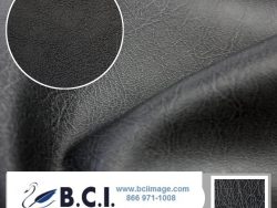 Vvivid Vinyl Others Bycast65 Black Matte Top-Grain Pattern Faux Leather Marine Vinyl Fabric