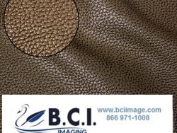 Vvivid Vinyl Architectural Bycast65 Brown Correct-Grain Pattern Faux Leather Marine Vinyl Fabric