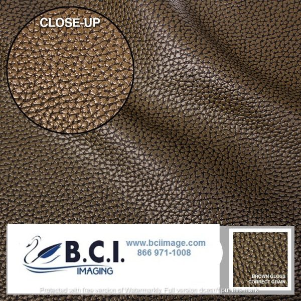 Vvivid Vinyl Others Bycast65 Brown Correct-Grain Pattern Faux Leather Marine Vinyl Fabric