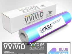 Vvivid Vinyl Others DECO65 High Gloss Unicorn Blue-to-Purple Opal Holographic Adhesive Craft Film