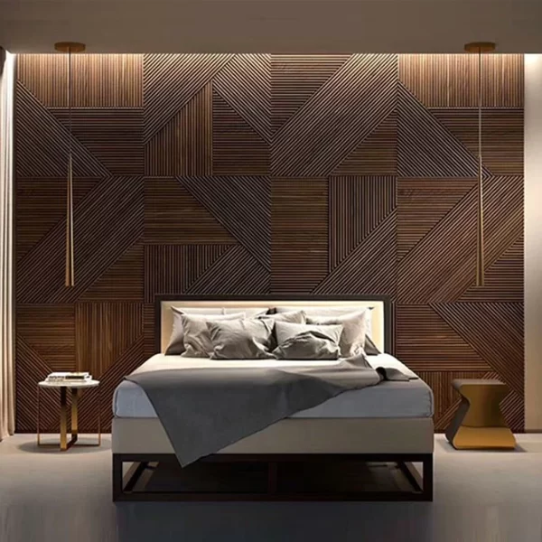 Modern Minimalistic Wooden Wall Panels