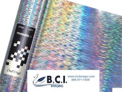 Vvivid Vinyl Others MOSAIC+ Silver Holographic Brushed — Craft Vinyl (MCF)