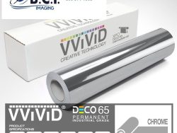 Vvivid Vinyl Others DECO65 Chrome Silver Permanent Craft Film