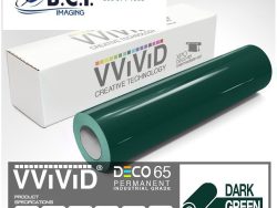 Vvivid Vinyl Others DECO65 Gloss Dark Green Permanent Craft Film