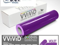 Vvivid Vinyl Others DECO65 Gloss Violet Permanent Craft Film