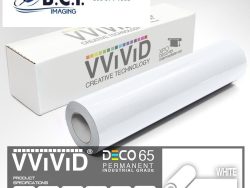 Vvivid Vinyl Others DECO65 Gloss White Permanent Craft Film