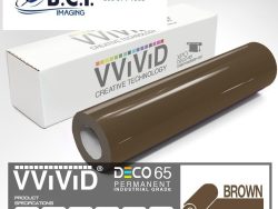 Vvivid Vinyl Others DECO65 Gloss Brown Permanent Craft Film