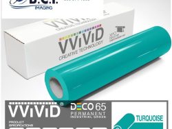 Vvivid Vinyl Others DECO65 Gloss Turquoise Permanent Craft Film