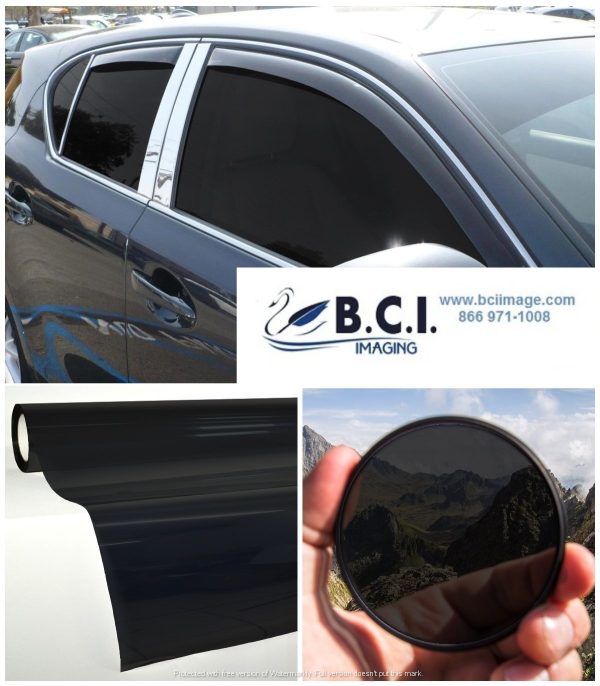 Vvivid Vinyl Architectural VViViD Dark Black Transparent Window Tint