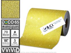 Vvivid Vinyl Others Deco65 Gold Glitter Craft Vinyl