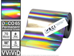 Vvivid Vinyl Others DECO65 Chrome Rainbow Lazer Holographic Permanent Craft Film