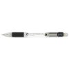 Z-Grip Mechanical Pencil, 0.7 mm, HB (#2.5), Black Lead, Clear/Black Grip Barrel, Dozen