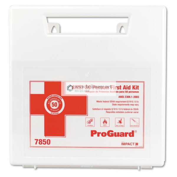 First Aid Kit for 50 People, 194 Pieces, Plastic Case - Image 2