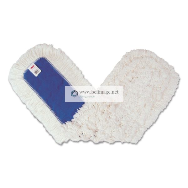 Dust Mop Heads, Kut-A-Way, White, 36 x 5, Cut-End, Cotton