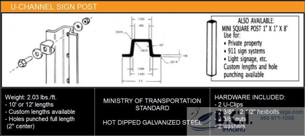 10`,Sign post & hardware - Image 3