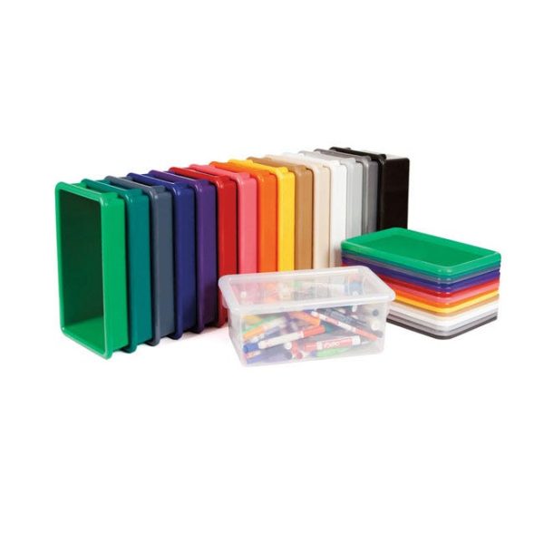 8 Tray Mobile Cubbie Storage with Colored Trays by Jonti-Craft, 0606JC - Image 4