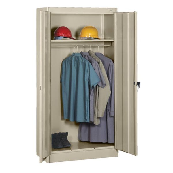 Standard Wardrobe Cabinet 36'' X 18'' X 72'' Unassembled by Tennsco, 1471