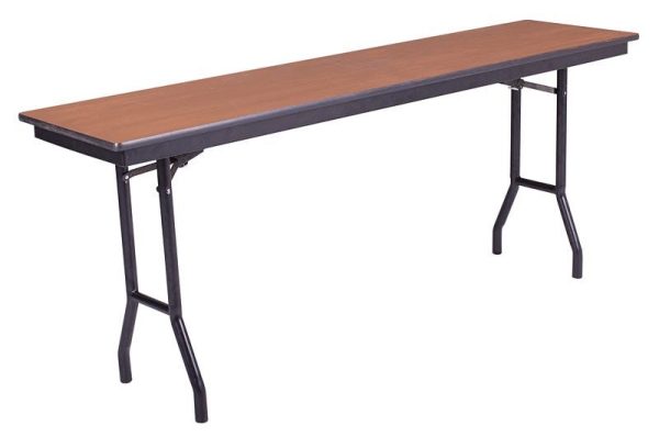 Particle Board Folding Table - 24'' x 72'' by AmTab, 246D