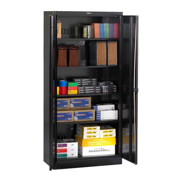 Deluxe Cabinet with Recessed Handle 36'' X 18'' X 72'' Unassembled by Tennsco, 1870RH