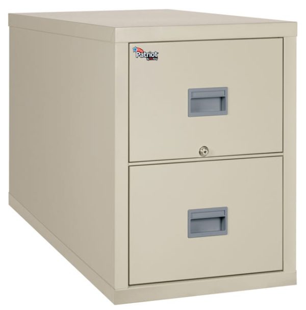 Fire-Resistant 2 Drawer Legal Patriot File 31''D by FireKing, 2P2131-C