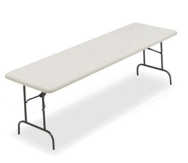 Indestructable Industrial Folding Table (30'' D X 96'' W) by Iceberg, 6523X