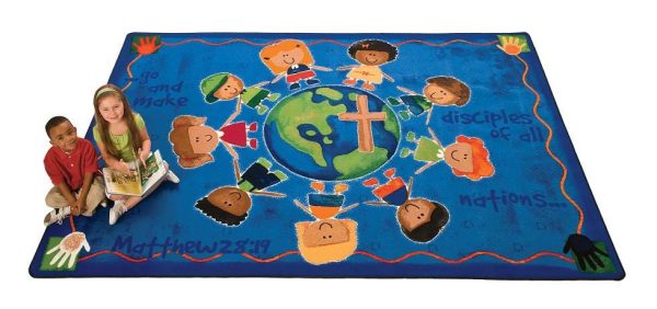 Great Commission ValuePlus Rug (8' x 12' Rectangle) by Carpets for Kids, 92017