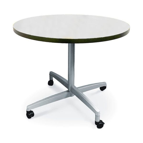 Dry Erase Nest and Fold Counter Height Café Table (36'' Round) by Allied Plastics, NFCAFE3636RDE - Image 2