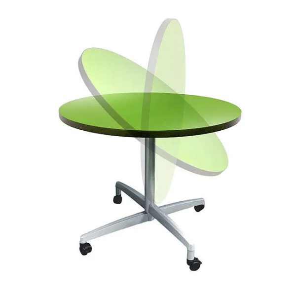 Dry Erase Nest and Fold Counter Height Café Table (36'' Round) by Allied Plastics, NFCAFE3636RDE