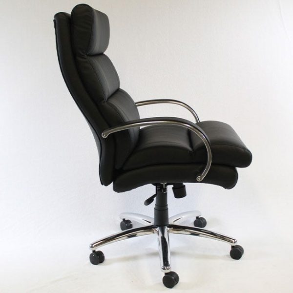 CaressoftPlus Heavy Duty Plush Executive Chair by Boss, B994-BK - Image 4