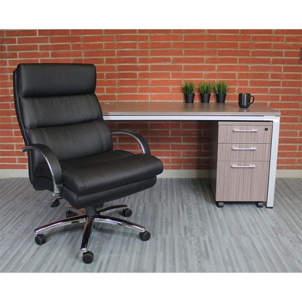 CaressoftPlus Heavy Duty Plush Executive Chair by Boss, B994-BK - Image 3