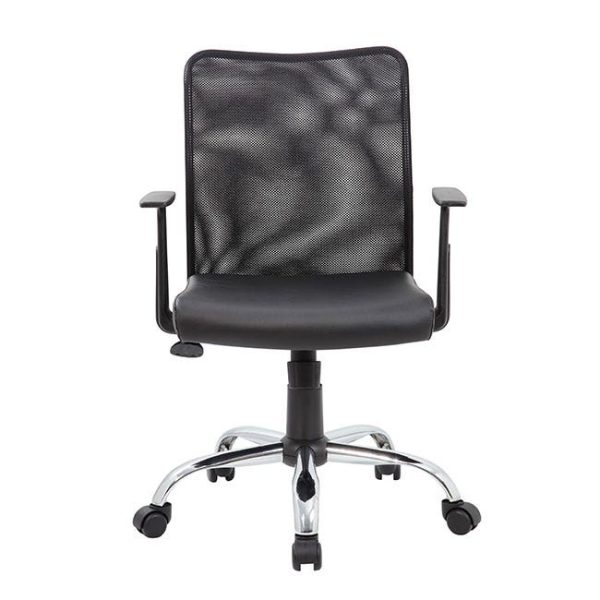 Mesh Task Chair with T-Arms by Boss, B6116C-CS - Image 5