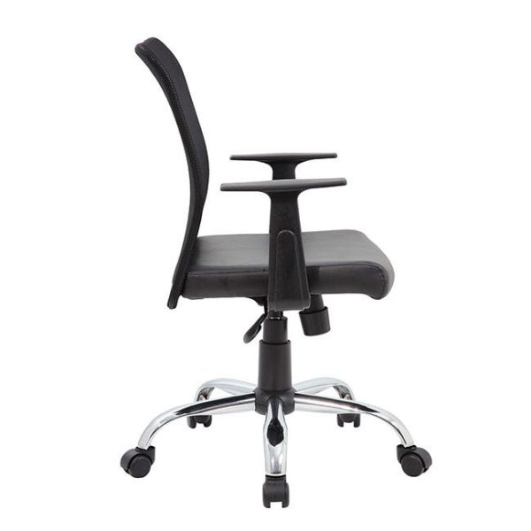 Mesh Task Chair with T-Arms by Boss, B6116C-CS - Image 4