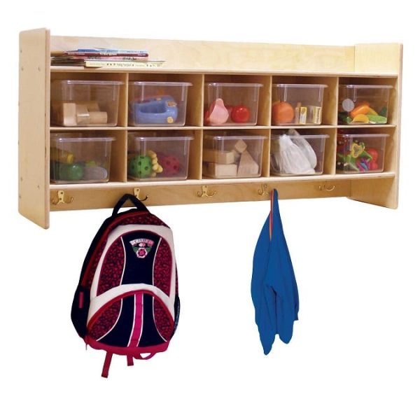 Contender Wall Locker & Storage w/ Trays- Assembled by Wood Designs, C5140XF