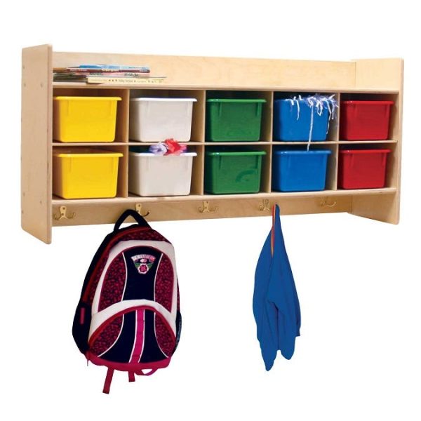 Contender Wall Locker & Storage w/ Trays- Assembled by Wood Designs, C5140XF - Image 4