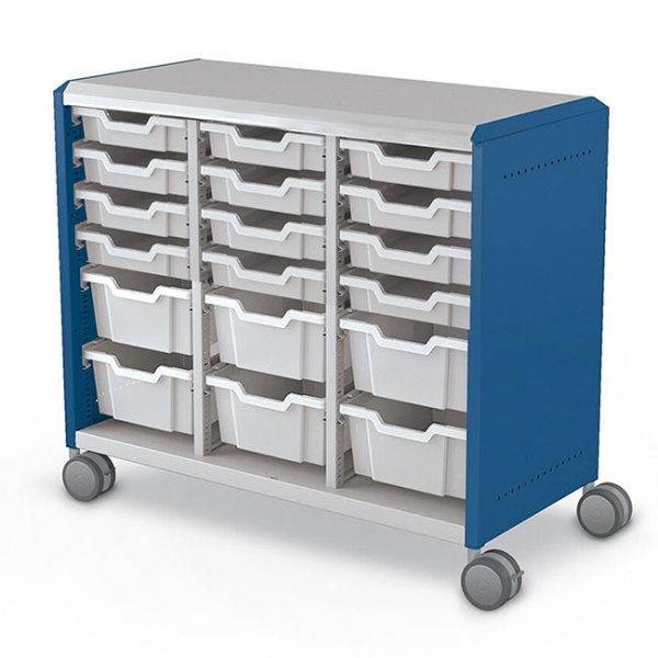 Compass Cabinet H2 Maxi ( Twelve 3'' &Six 6'' Trays) by Mooreco, B3A1X1C1X0