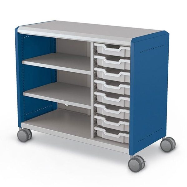 Compass Cabinet H2 Maxi ( Eight 3'' Trays &Left Hand Shelves) by Mooreco, B3A1X1A1X2