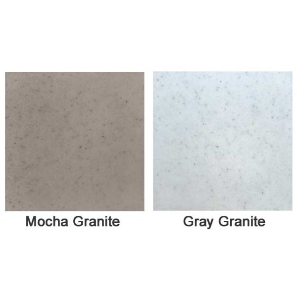 Mocha Granite Plastic Resin Folding Seminar Table (18'' X 72'') by Correll, R1872-24 - Image 3