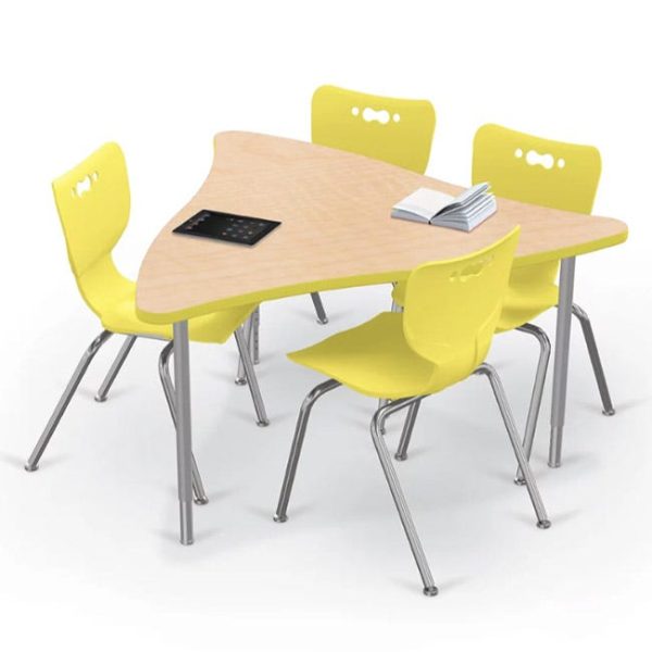 Triangle Creator Table & Hierarchy Chair Package - Ten 18'' (5th-Adult) Chairs + Four Dry Erase Table by Mooreco,1633K1MRKR/4/53318/10 - Image 5