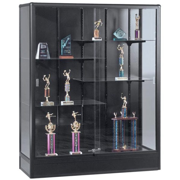 Elite Freestanding Display Case w/ Cornice and Light (4' W) by Best-Rite, 93C84 - Image 2