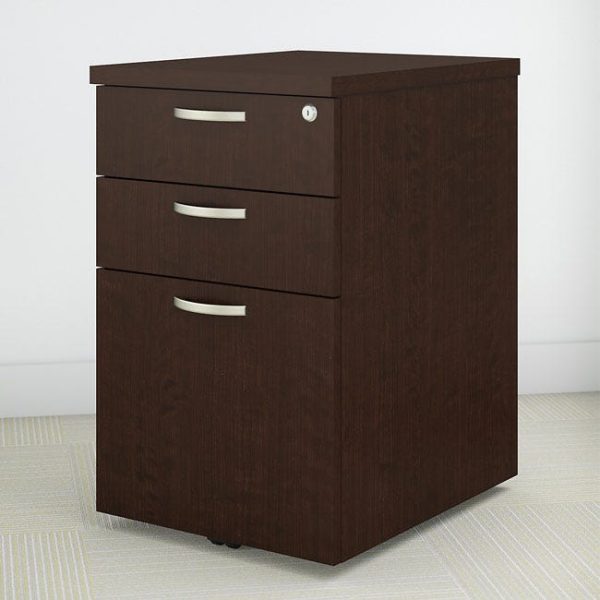 Easy Office 3-Drawer Mobile File Cabinet by Bush Business Furniture, EOF116MR-03 - Image 4