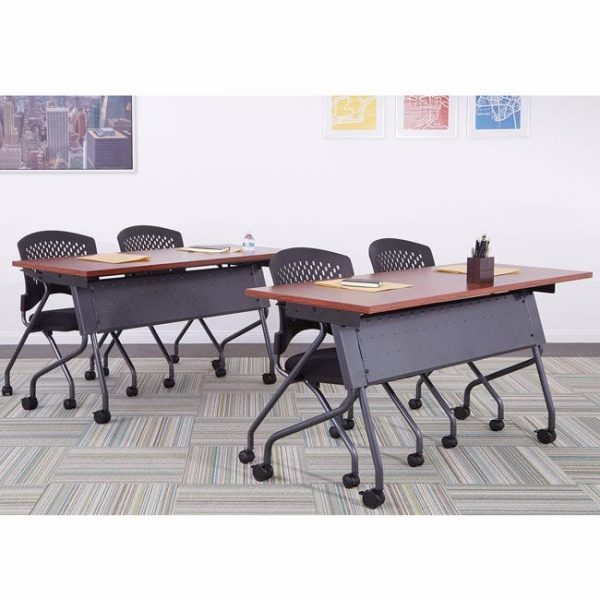 Flip-Top Training Table (60'' x 24'') by Office Star, 84225 - Image 3