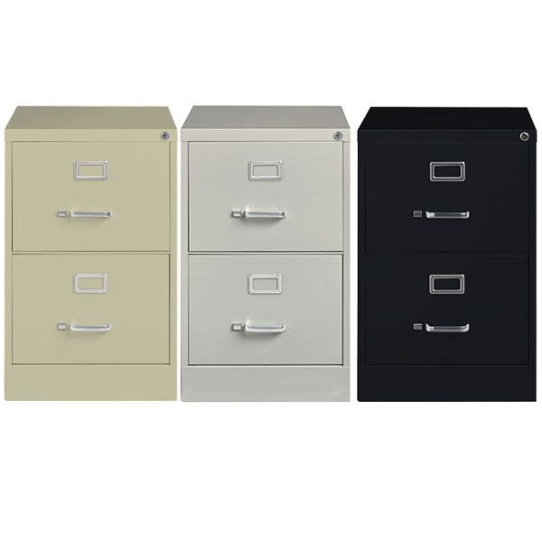 Commercial Vertical File Cabinet, 2 Drawer Legal (18'' W x 25'' D) by Hirsh Industries, 14412 - Image 5