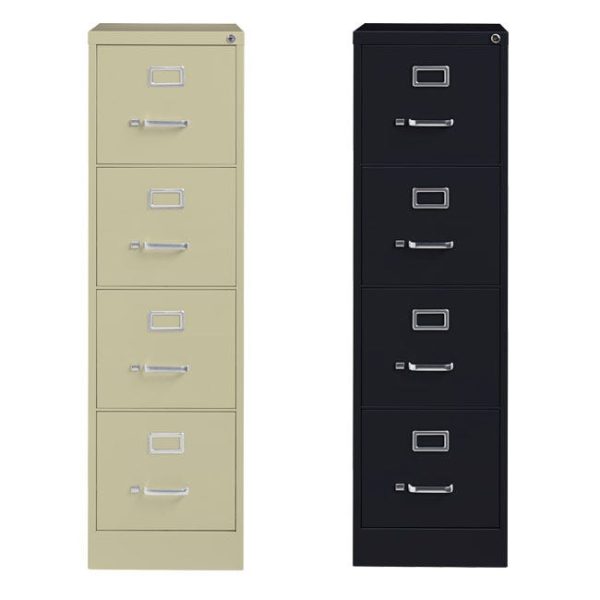 Commercial Vertical File Cabinet, 4 Drawer Letter (15'' W x 22'' D) by Hirsh Industries, 17891 - Image 5