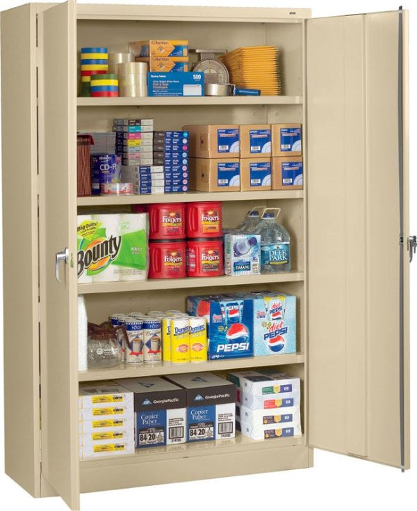 Jumbo Storage Cabinet 48'' X 18'' X 78'' Assembled by Tennsco, J1878SU