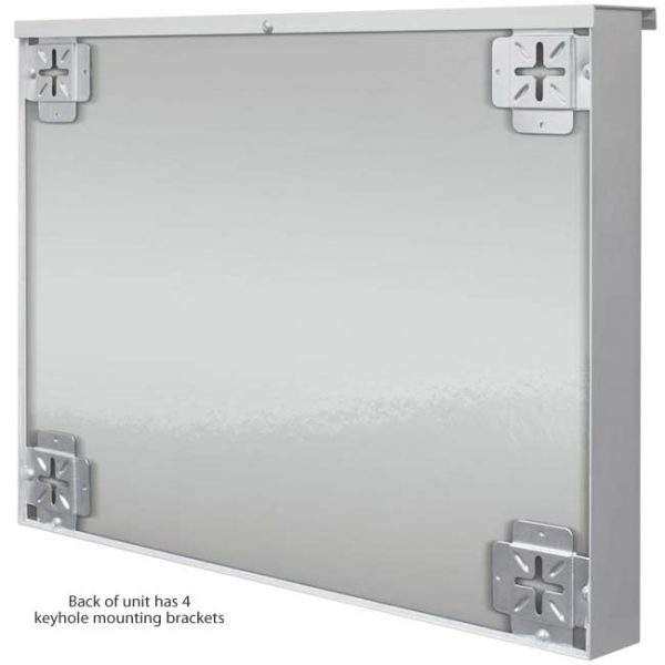 Deluxe Indoor Enclosed Bulletin Board w/ 4 Glass Doors  (144'' W x 48'' H) by Best-Rite, 95HAM - Image 5