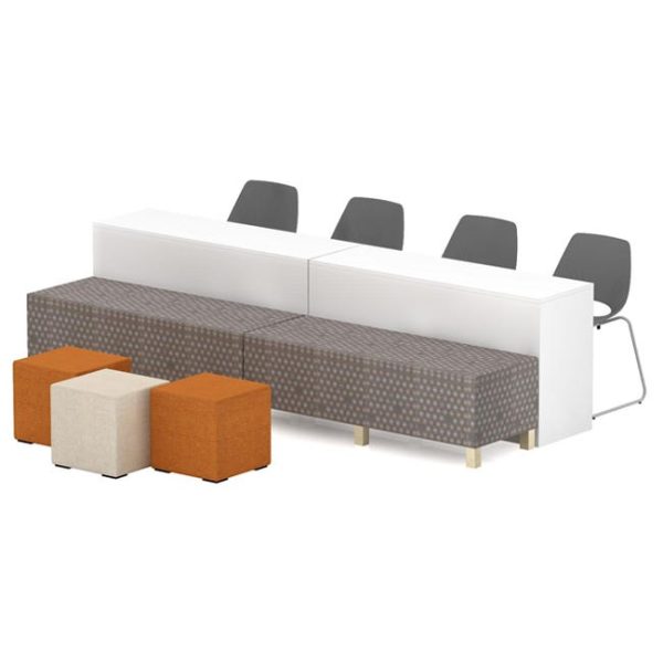 Flex Soft Seating Straight Bench - Grade 1 Upholstery by Mien Company, FLX-2715-G01 - Image 5