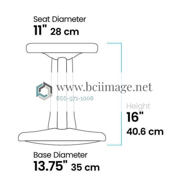 Anti-Microbial Kids Wobble Stool (16'' H 2nd-4th) by Kore Design, KOR-6XX - Image 8