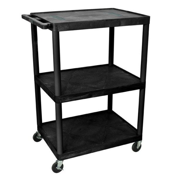 Endura AV Cart w/ Electrical Assembly- 48''H by Luxor, LE48-B